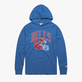 Buffalo Bills Helmet Retro Lightweight Hoodie