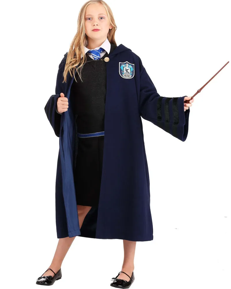 1920s Hogwarts Ravenclaw Kids Costume Robe