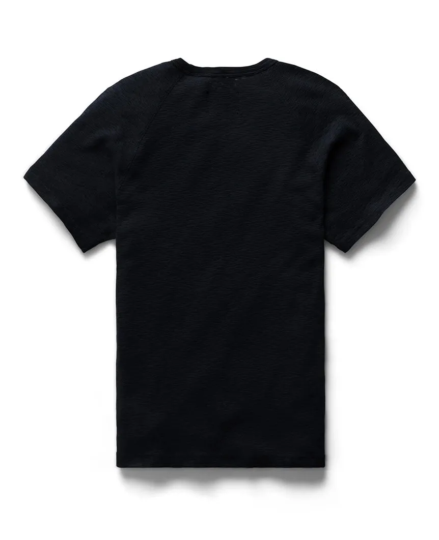 1X1 Slub T-Shirt Black