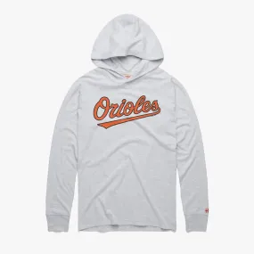 Baltimore Orioles Jersey Logo Lightweight Hoodie