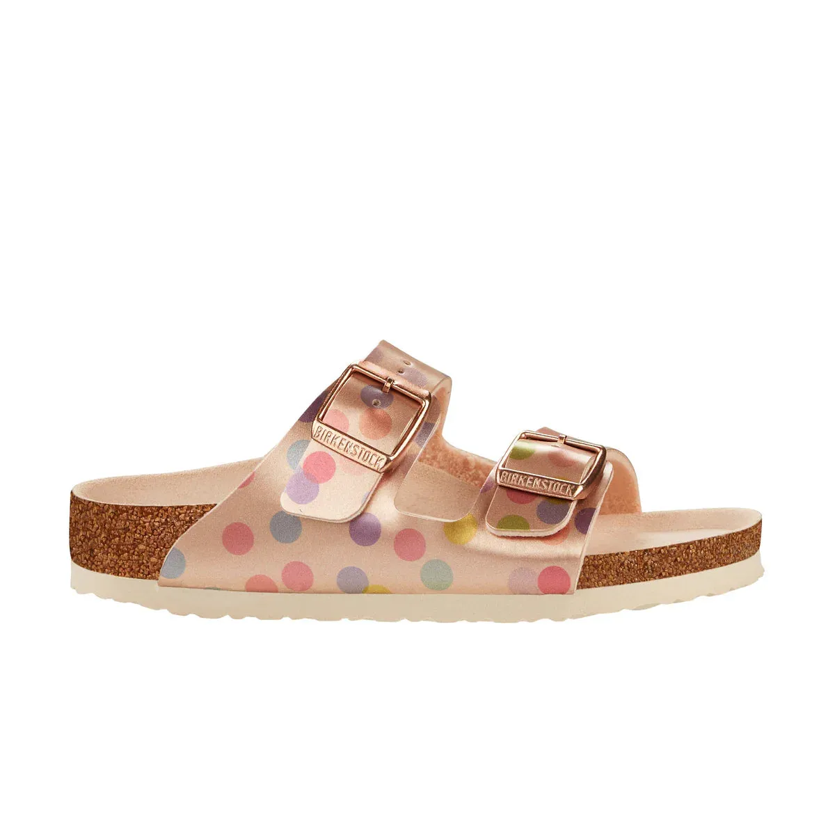 Birkenstock Arizona Birko-Flor - Metallic Dots Copper - Narrow