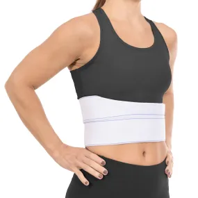 Broken Rib Brace | Compression Wrap Belt for Fractured, Cracked, Dislocated, or Bruised Ribs Pain Support