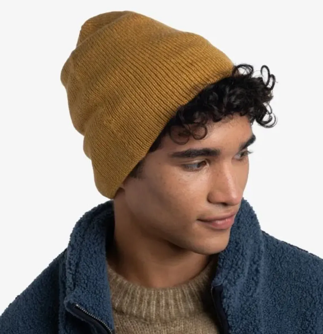 BUFF Knitted Beanie Jarn Ocher