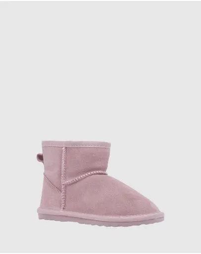 Clarks Cozy Slipper - Dusty Pink