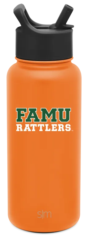 Collegiate Summit Water Bottle with Straw Lid