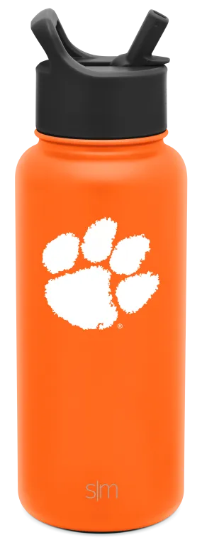 Collegiate Summit Water Bottle with Straw Lid