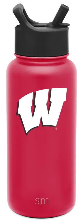 Collegiate Summit Water Bottle with Straw Lid