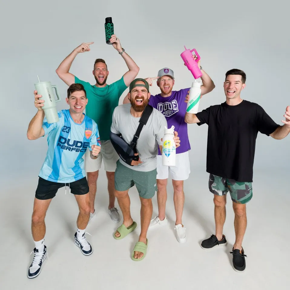 Dude Perfect Summit Water Bottle with Straw Lid