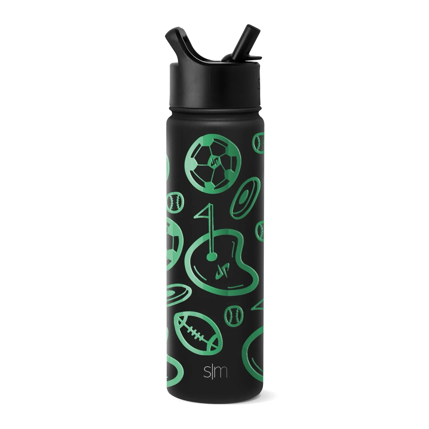 Dude Perfect Summit Water Bottle with Straw Lid