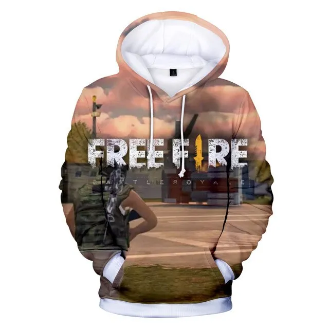 Game Free Fire 3D Printed Hoodies Men Women Fashion Sweatshirts Oversized Hoodie Harajuku Kids Streetwear Boy Girl Coat Clothing