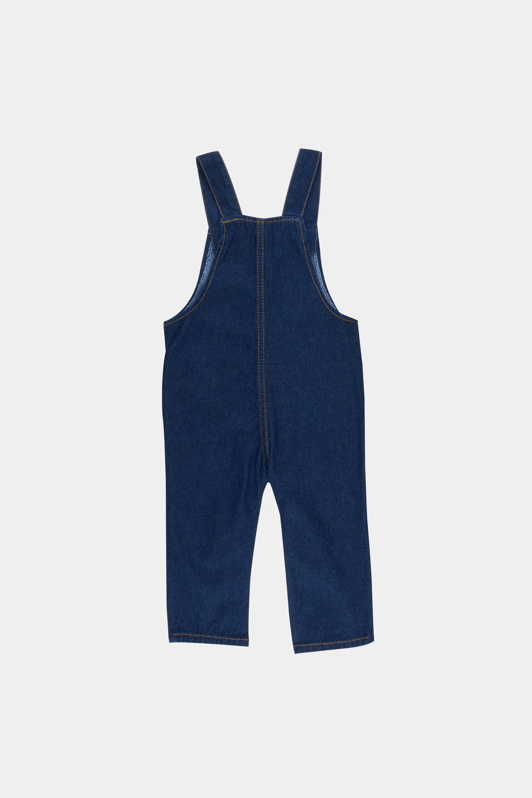 Denim Spaghetti Strap Overalls for Girls