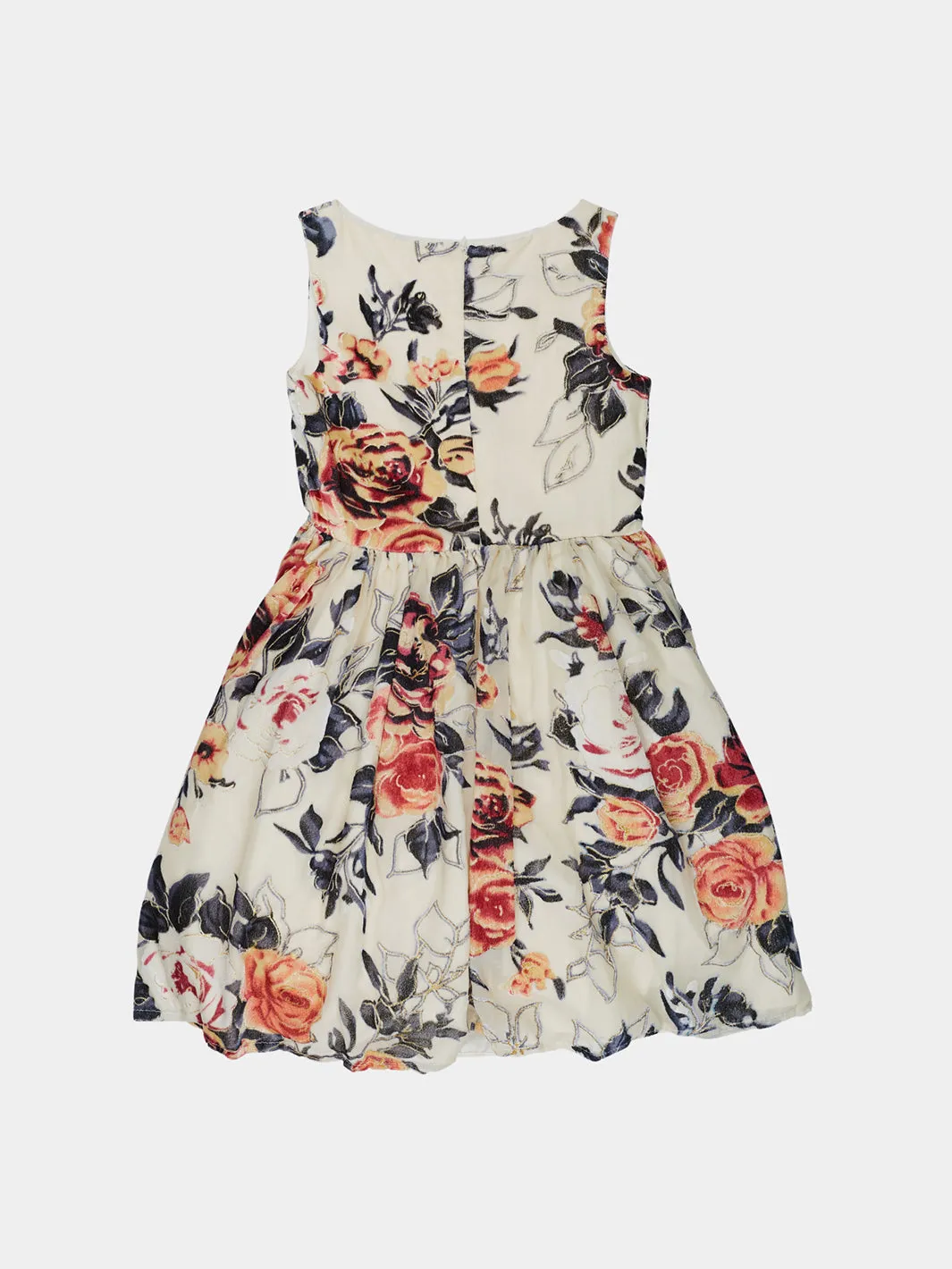 Girls Floral Print Dress