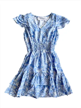 Girl's Periwinkle Paisley Zoe Dress