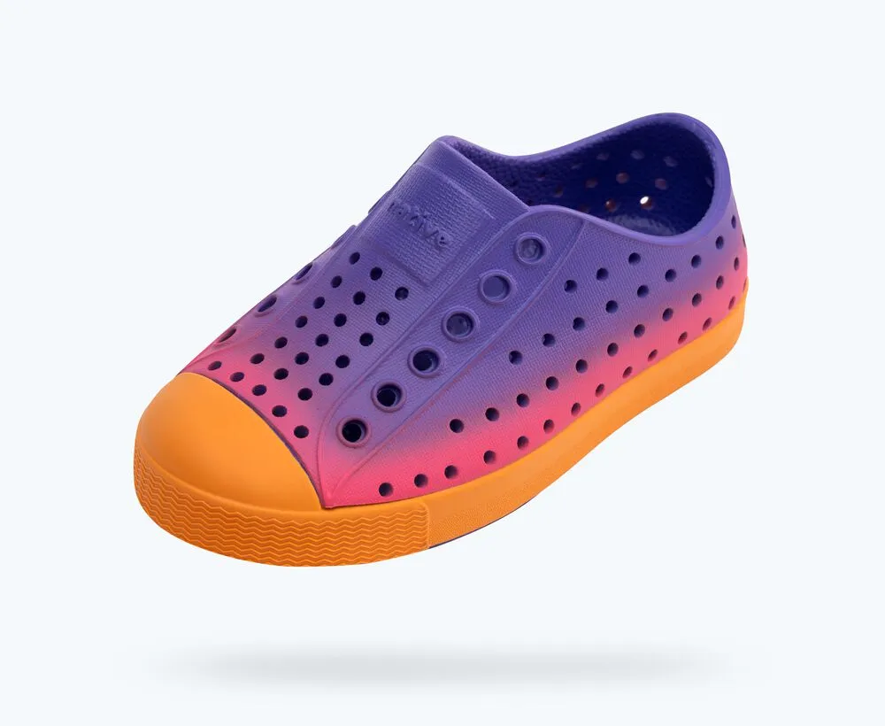 Jefferson Kid's EVA Sugarlite Ombre Shoe - Ultra Violet/ Apricot Orange/ Ultra Dazzle Ombre