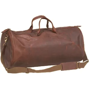 Melvill & Moon Short Leather Safari Duffel Bag Leather