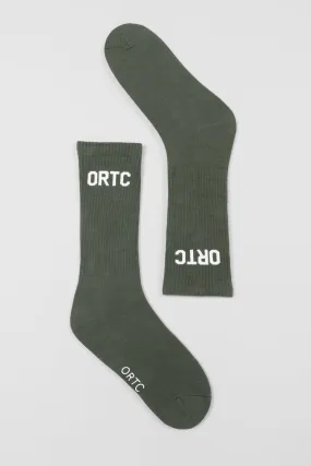 ORTC Ribbed Sock Olive