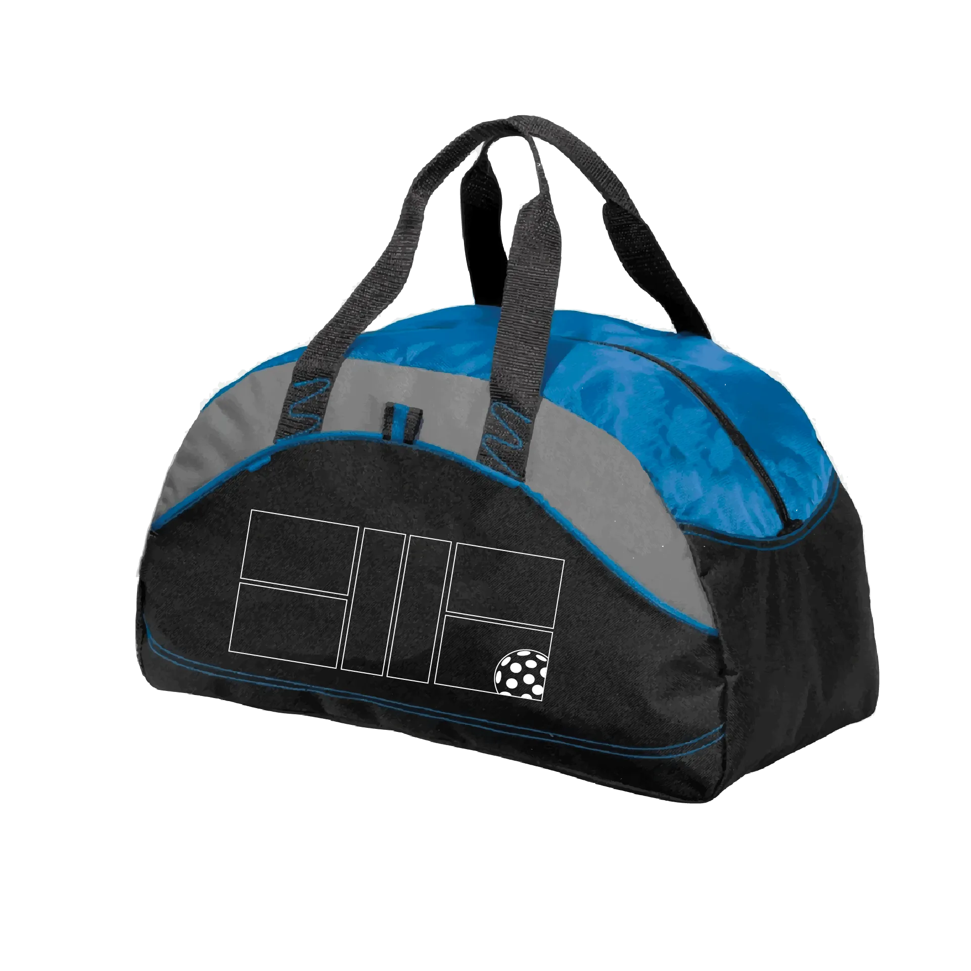 Pickleball Court with Pickleball | Pickleball Sports Duffel | Medium Size Court Bag