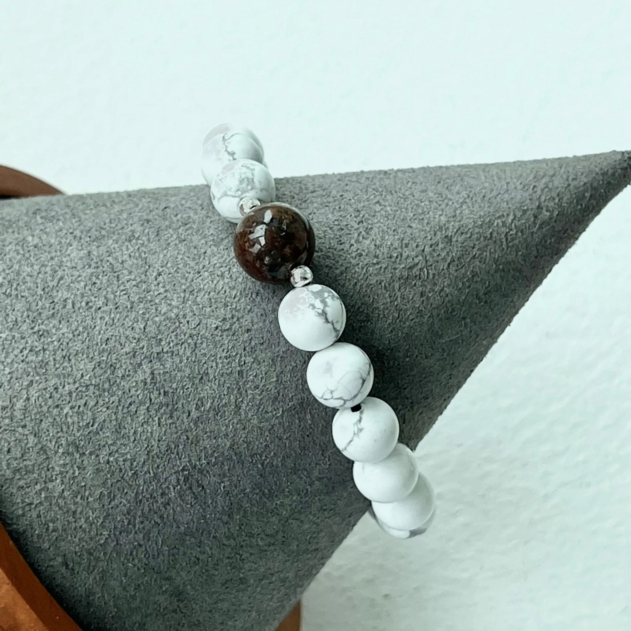 Pietersite & Howlite Men Bracelet