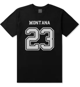 Sport Style Montana 23 Team State Jersey Mens T-Shirt