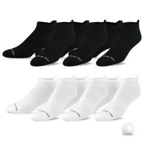 TeeHee Socks Men's Sports Acrylic No Show Golf 6-Pack (50687)